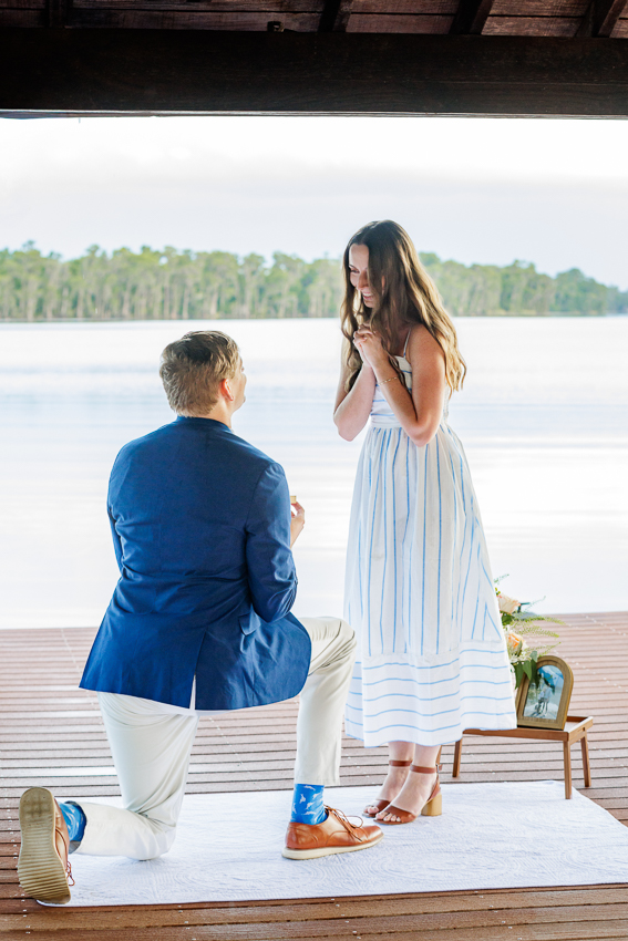 Orlando Backyard Proposal Photographer