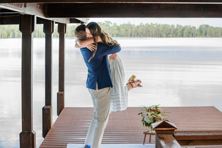 Orlando Backyard Proposal Photographer