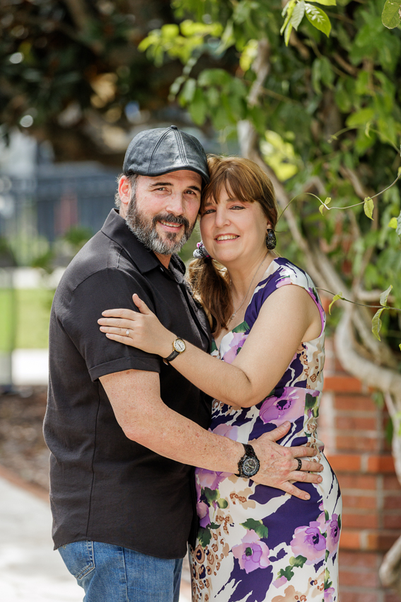Park Avenue Winter Park Engagement Photographer