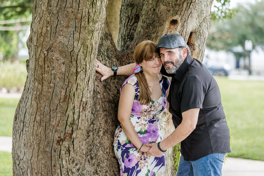 Park Avenue Winter Park Engagement Photographer