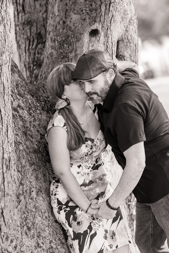 Park Avenue Winter Park Engagement Photographer