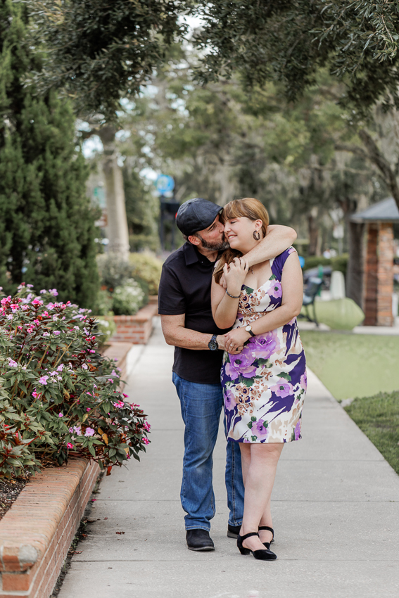 Park Avenue Winter Park Engagement Photographer