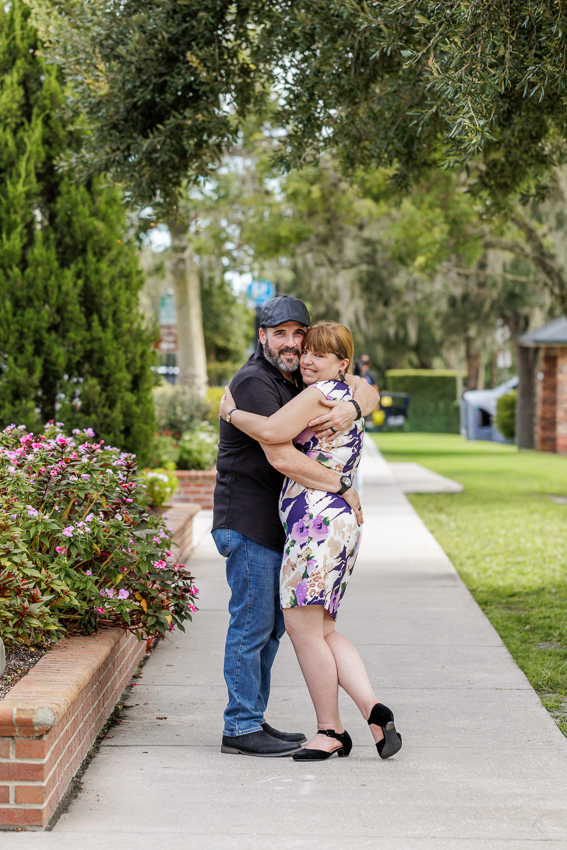 Park Avenue Winter Park Engagement Photographer