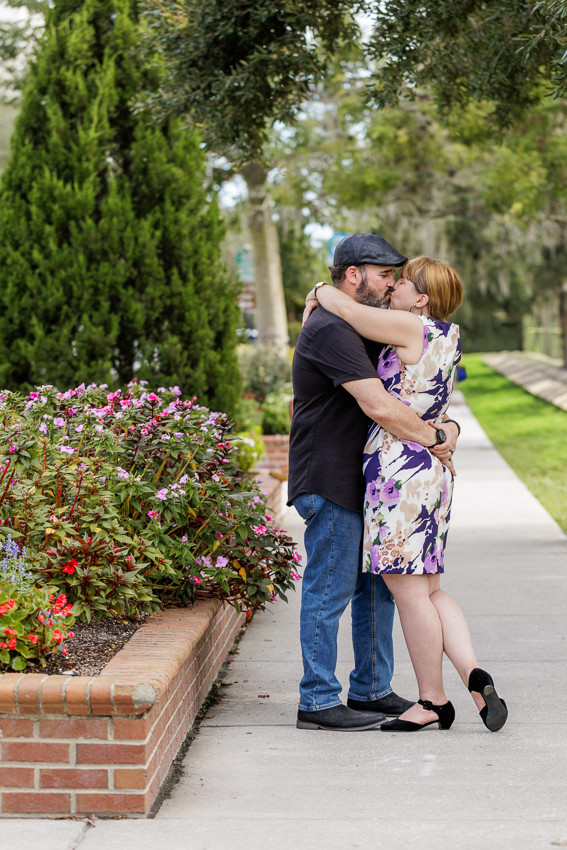 Park Avenue Winter Park Engagement Photographer