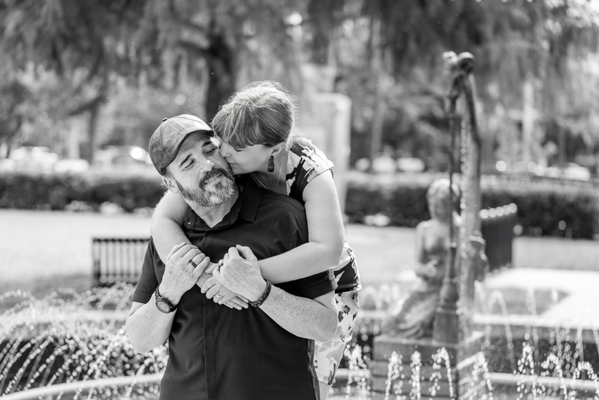Park Avenue Winter Park Engagement Photographer