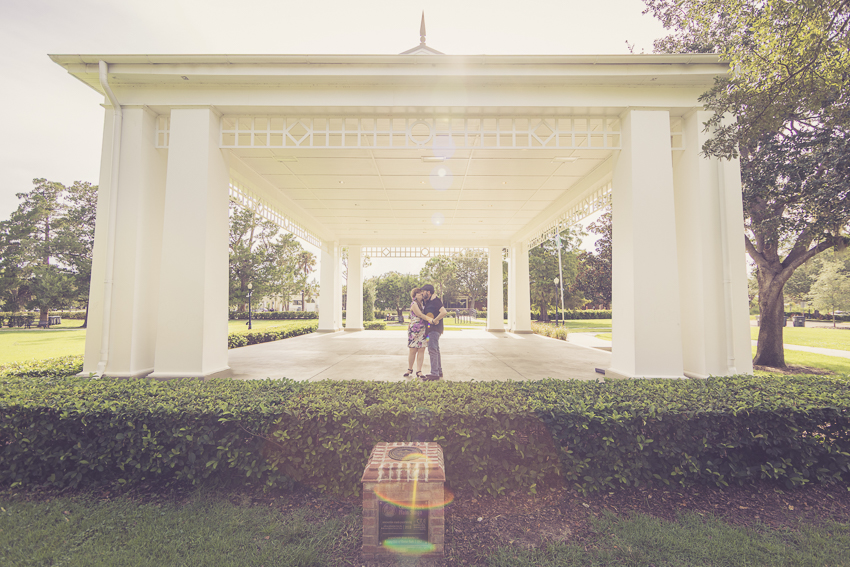 Park Avenue Winter Park Engagement Photographer