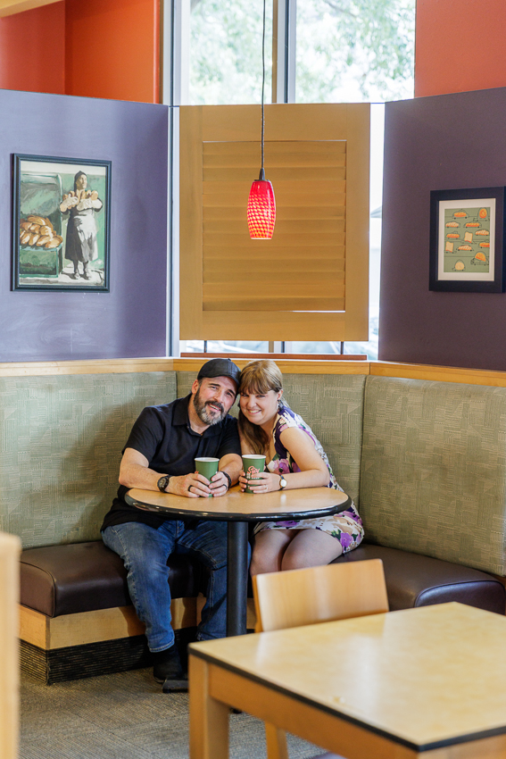 Park Avenue Winter Park Engagement Photographer